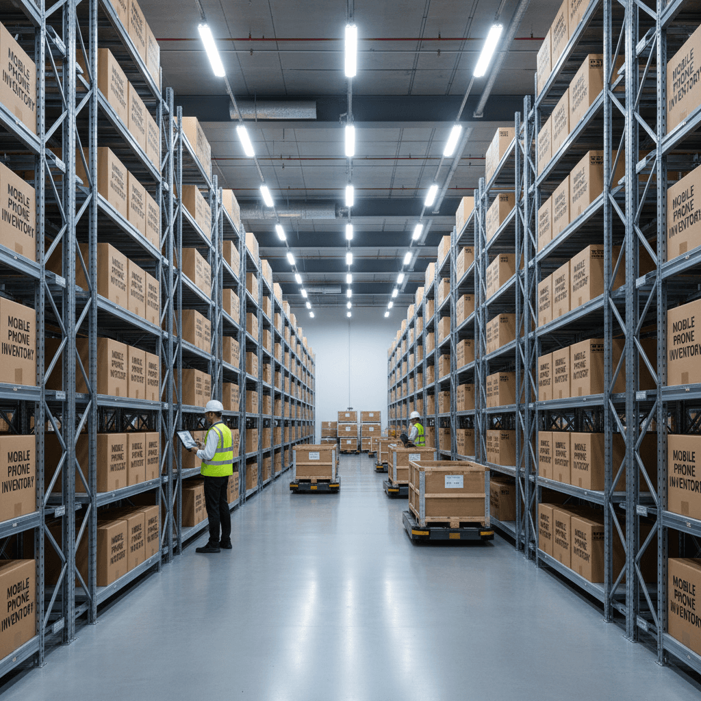 携帯電話の仕入れと在庫管理